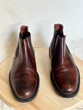 Men's Chelsea Boots in Dark Brown Leather Men’s 10* 43 EU (Brand Unknown)